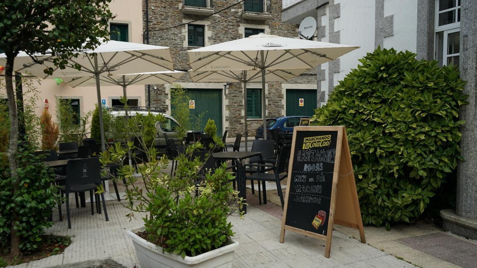 Pension Castro Parrillada Samos Exterior foto